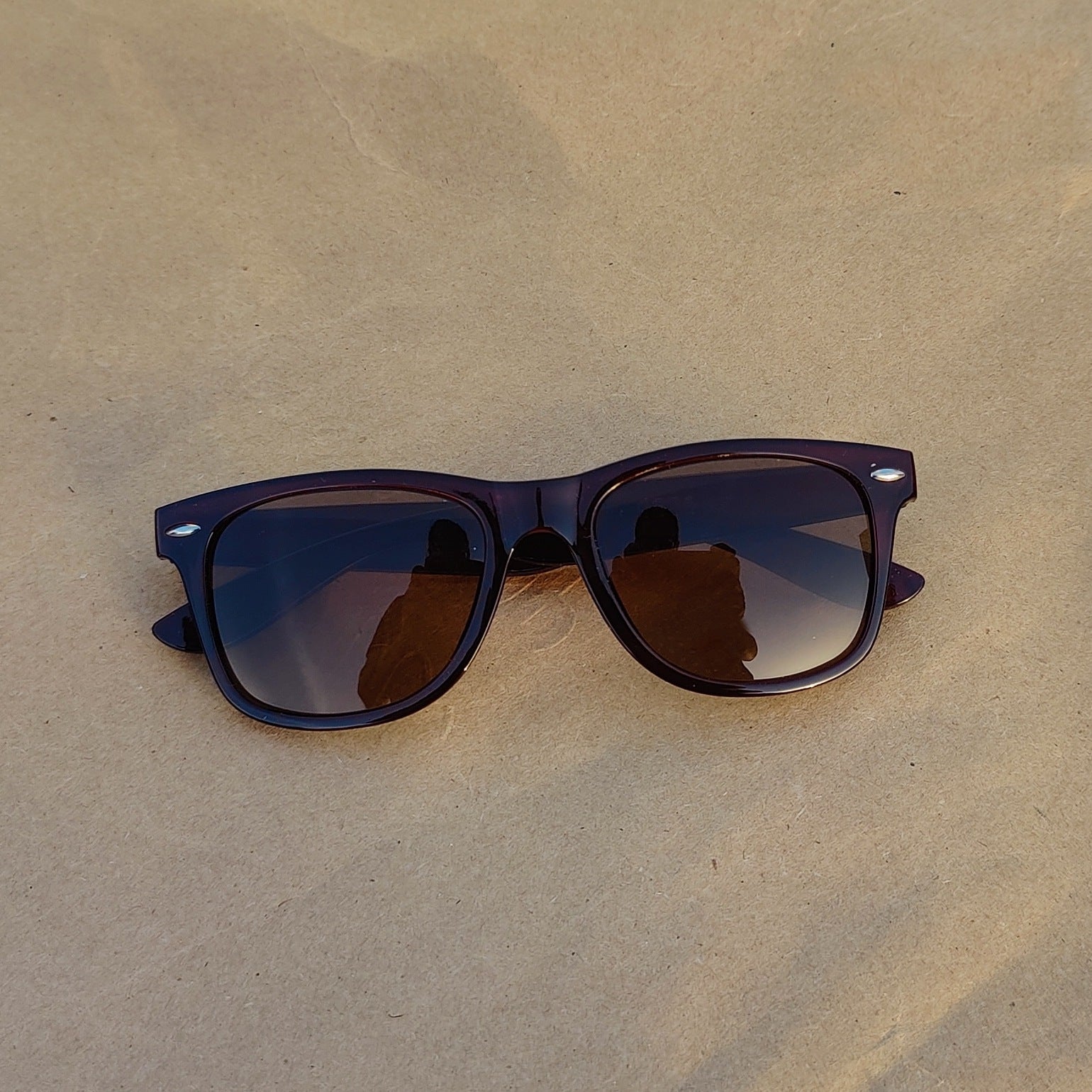 Uni Sex Gator Sunglasses Black Brown Gafas 